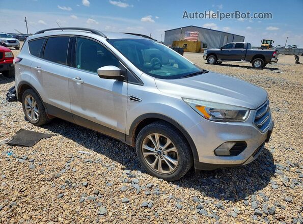 1FMCU0G92JUB85762 2018 FORD ESCAPE Silver Delantero derecho