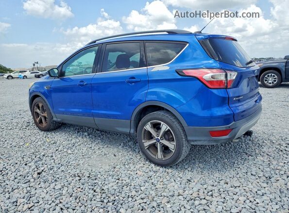 1FMCU0G93HUE30353 2017 FORD ESCAPE Blue Trasero izquierdo