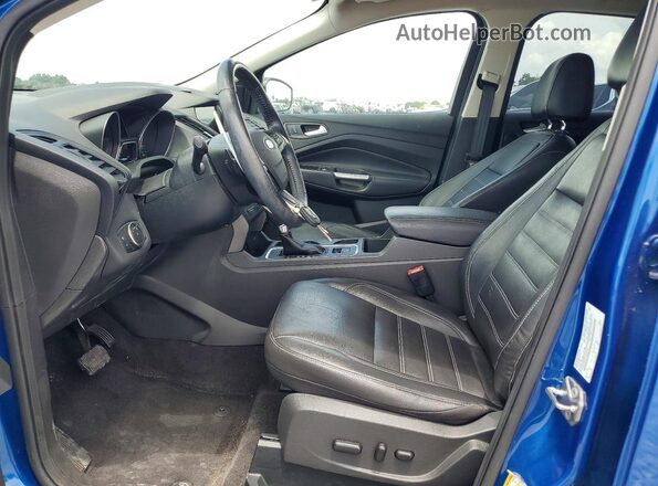 1FMCU0G93HUE30353 2017 FORD ESCAPE Blue Vista interior delantera