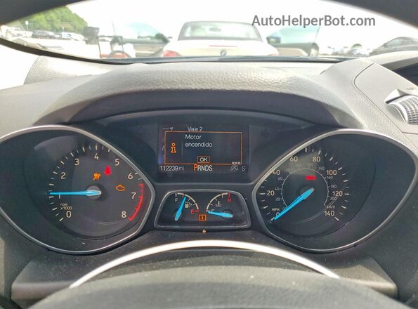 1FMCU0G94HUE12332 2017 FORD ESCAPE Черный Вид щитка приборов