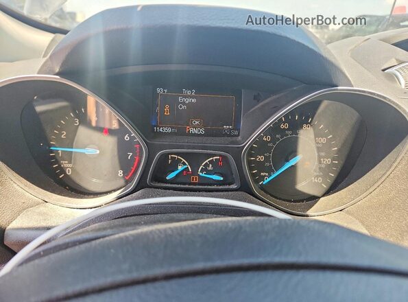 1FMCU0G95HUB20060 2017 FORD ESCAPE Черный Вид щитка приборов