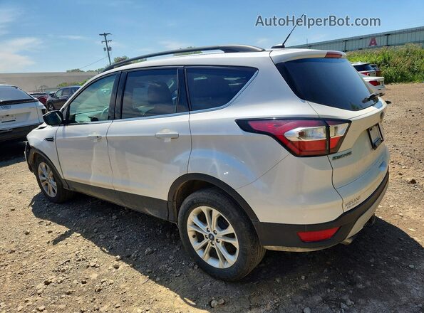 1FMCU0G95HUD39472 2017 FORD ESCAPE Белый Задняя левая четверть