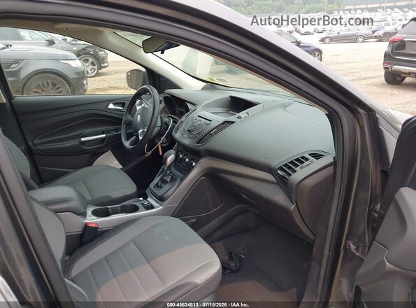 1FMCU0G96GUB74241 2016 FORD ESCAPE Gray წინა სალონის ხედი