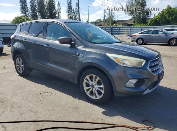 1FMCU0G97HUD44754 2017 FORD ESCAPE Gray Delantero derecho