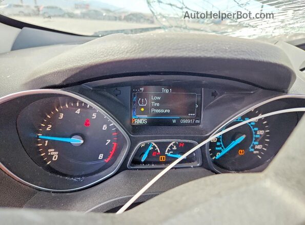 1FMCU0G98GUB74306 2016 FORD ESCAPE Gray Instrument cluster view