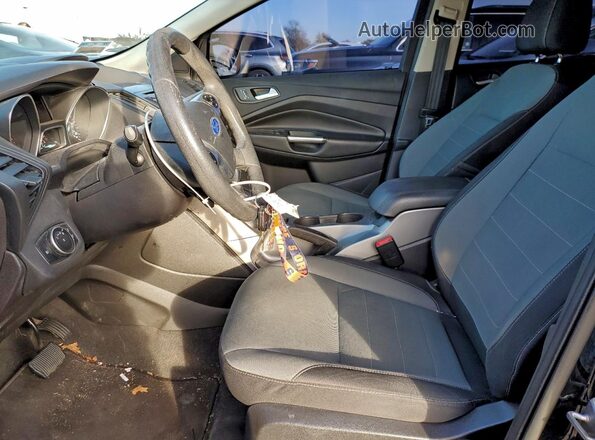 1FMCU0G99GUC45268 2016 FORD ESCAPE Black Front interior view
