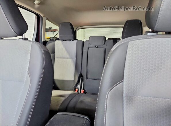 1FMCU0G99KUB12213 2019 FORD ESCAPE Red Rear seats view