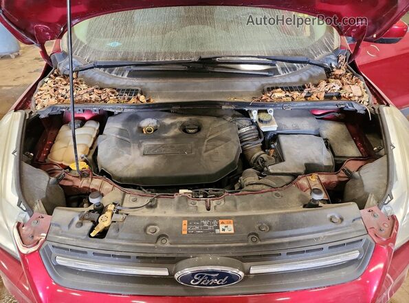 1FMCU0G9XGUA13066 2016 FORD ESCAPE Teal ძრავის განყოფილების ხედი