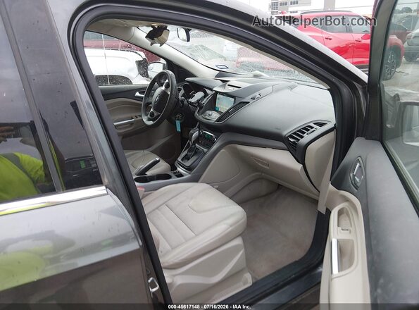 1FMCU0G9XGUC25532 2016 FORD ESCAPE Gray Вид салону спереду