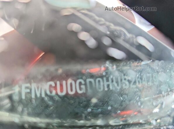 1FMCU0GD0HUB26479 2017 FORD ESCAPE White Widok komory silnika