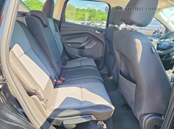 1FMCU0GD0HUB41743 2017 FORD ESCAPE Black Rear seats view