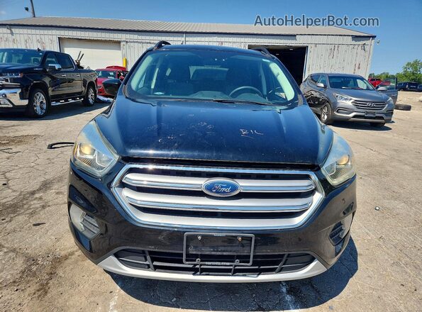 1FMCU0GD0HUB41743 2017 FORD ESCAPE Black Front view