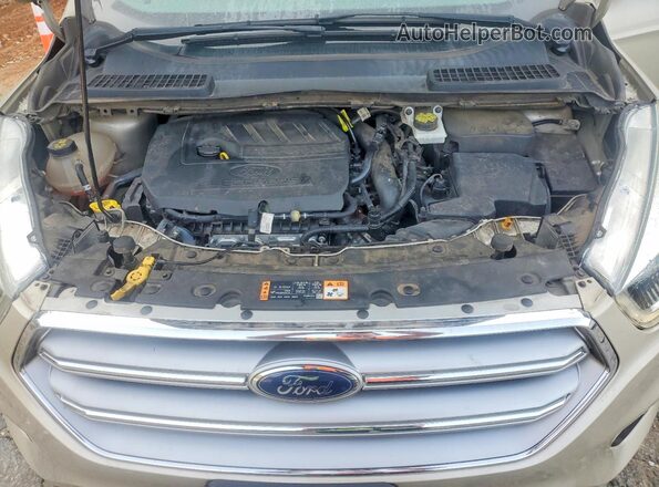 1FMCU0GD0HUD04620 2017 FORD ESCAPE Gold Widok wnętrza z tyłu