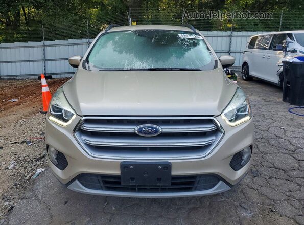 1FMCU0GD0HUD04620 2017 FORD ESCAPE Gold Widok z przodu