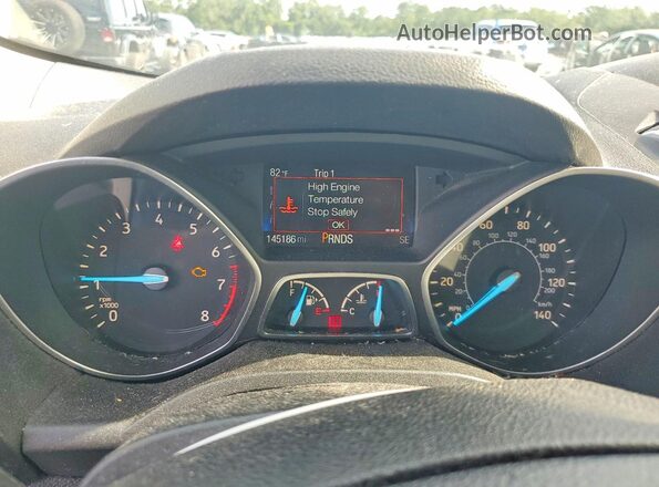 1FMCU0GD0HUD26634 2017 FORD ESCAPE Gold Instrument cluster view