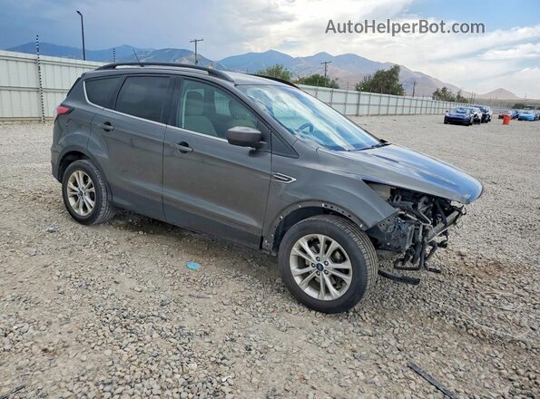 1FMCU0GD0JUC01722 2018 FORD ESCAPE Charcoal Przód prawy