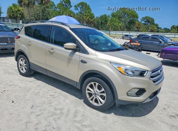 1FMCU0GD0JUC67431 2018 FORD ESCAPE Beige წინა მარჯვენა