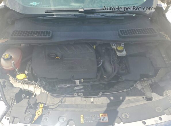 1FMCU0GD0JUC67431 2018 FORD ESCAPE Beige ძრავის განყოფილების ხედი