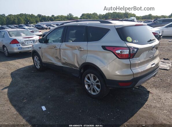 1FMCU0GD0JUC73939 2018 FORD ESCAPE Желто-коричневый Задняя левая четверть