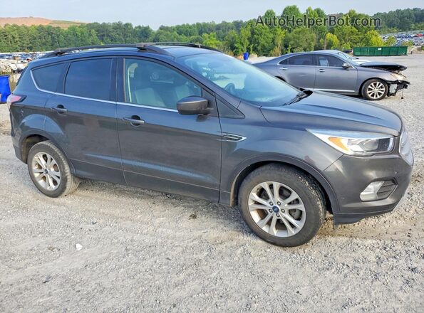 1FMCU0GD0JUD25974 2018 FORD ESCAPE Gray Delantero derecho