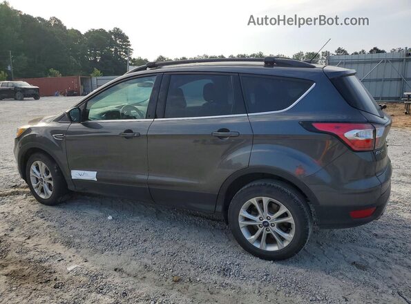 1FMCU0GD0JUD25974 2018 FORD ESCAPE Gray Trasero izquierdo