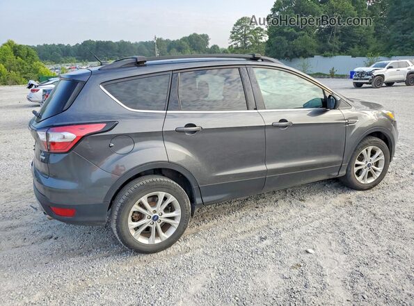 1FMCU0GD0JUD25974 2018 FORD ESCAPE Gray Trasero derecho