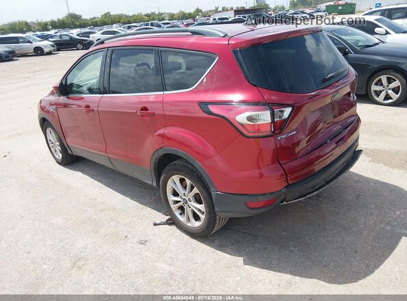 1FMCU0GD0JUD42726 2018 FORD ESCAPE Red Tył lewy