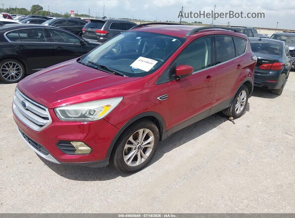 1FMCU0GD0JUD42726 2018 FORD ESCAPE Red Przód lewy