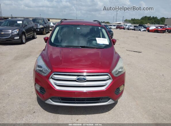 1FMCU0GD0JUD42726 2018 FORD ESCAPE Red Widok zestawu wskaźników