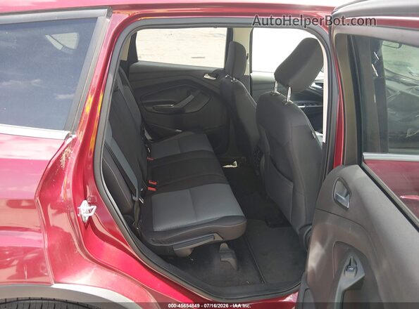 1FMCU0GD0JUD42726 2018 FORD ESCAPE Red Widok naklejki z numerem VIN