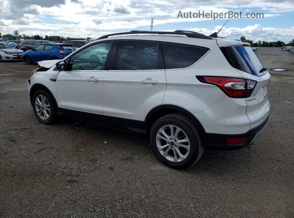 1FMCU0GD0JUD45738 2018 FORD ESCAPE Белый Задняя левая четверть