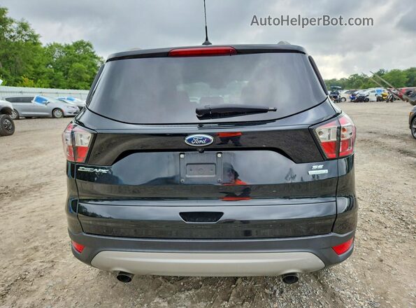 1FMCU0GD0JUD58988 2018 FORD ESCAPE Black Rear view