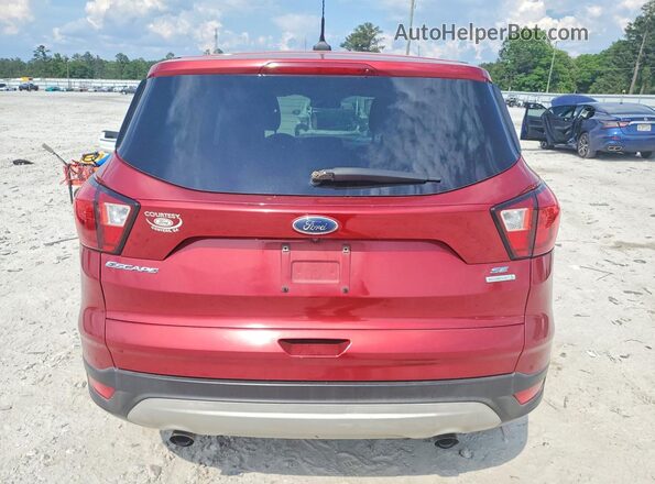 1FMCU0GD0KUA87562 2019 FORD ESCAPE Red Widok z tyłu