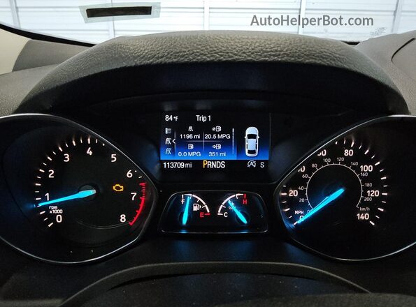1FMCU0GD0KUB30989 2019 FORD ESCAPE White 