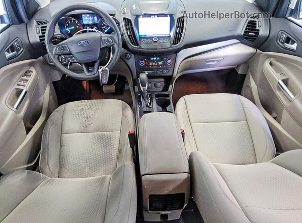 1FMCU0GD0KUB30989 2019 FORD ESCAPE White Dashboard view