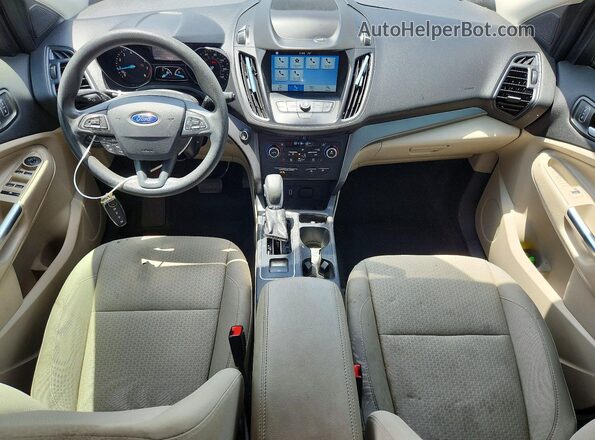 1FMCU0GD0KUB57822 2019 FORD ESCAPE White Dashboard view