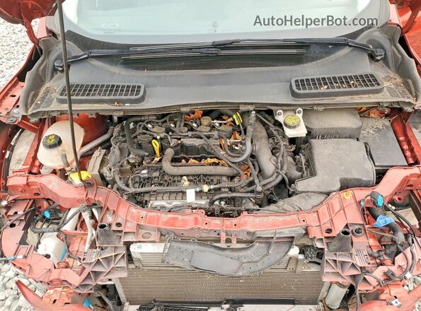 1FMCU0GD0KUB97933 2019 FORD ESCAPE Orange Вид підкапотного простору