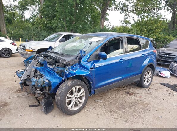 1FMCU0GD1HUA10840 2017 FORD ESCAPE Blue Առջևի ձախ երեք քառորդ տեսարան