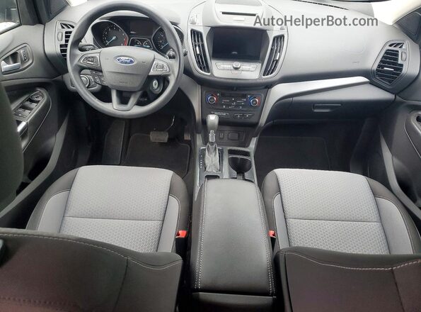 1FMCU0GD1HUB02160 2017 FORD ESCAPE Charcoal Widok deski rozdzielczej