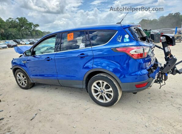 1FMCU0GD1HUB36826 2017 FORD ESCAPE Blue Trasero izquierdo