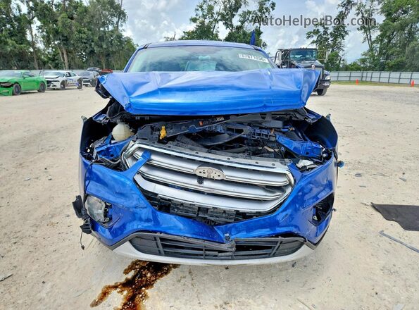 1FMCU0GD1HUB36826 2017 FORD ESCAPE Blue Vista frontal