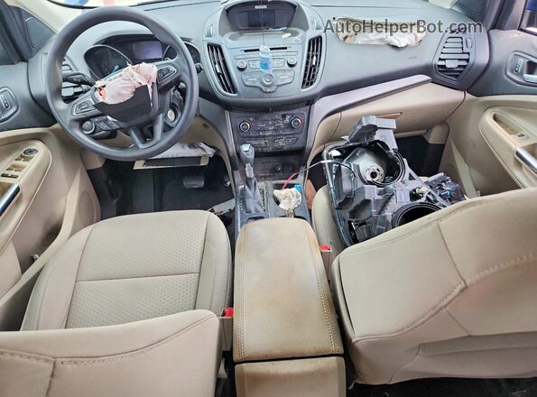 1FMCU0GD1HUB36826 2017 FORD ESCAPE Blue Vista del salpicadero