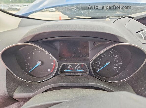 1FMCU0GD1HUB36826 2017 FORD ESCAPE Blue Vista del cuadro de instrumentos