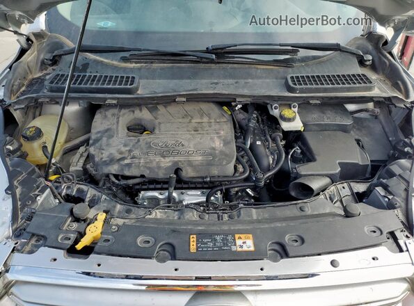 1FMCU0GD1HUD15982 2017 FORD ESCAPE Silver Widok wnętrza z tyłu