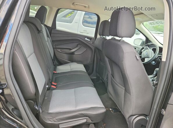 1FMCU0GD1HUD74594 2017 FORD ESCAPE Black Rear interior view
