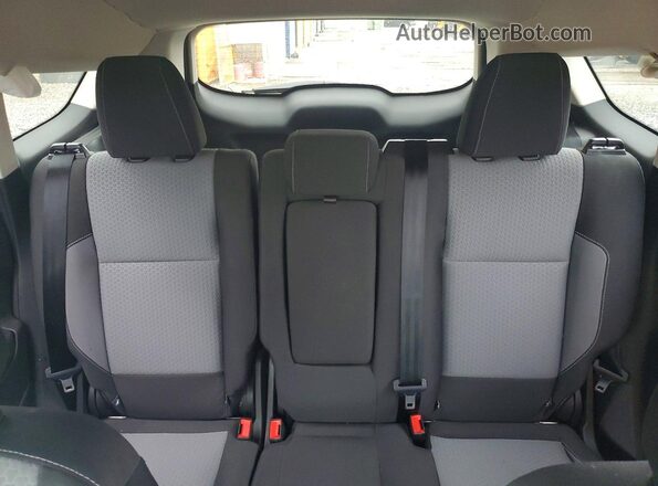 1FMCU0GD1HUE20229 2017 FORD ESCAPE Gray Rear seats view