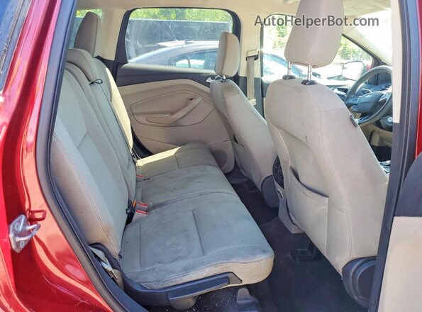 1FMCU0GD1JUA82532 2018 FORD ESCAPE Red Սալոնի հետևի տեսք