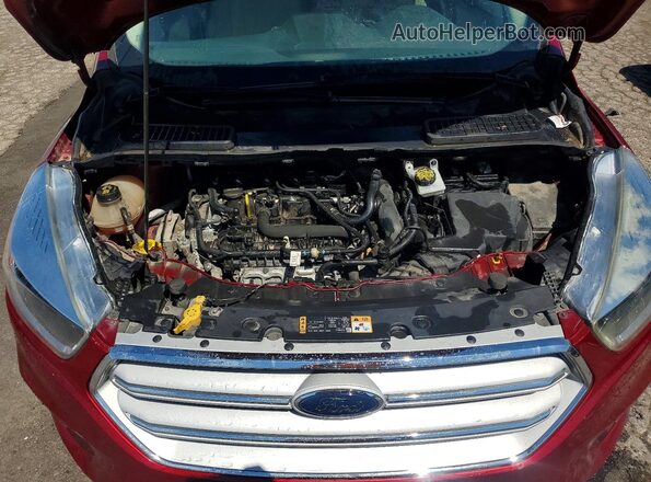 1FMCU0GD1JUA82532 2018 FORD ESCAPE Red Շարժիչի բաժամունքի տեսք