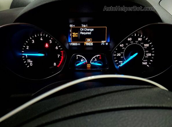 1FMCU0GD1JUB13293 2018 FORD ESCAPE Black Սարքավորումների վահանակի տեսք