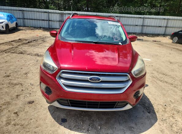1FMCU0GD1JUD17639 2018 FORD ESCAPE Red Դիմացի տեսք